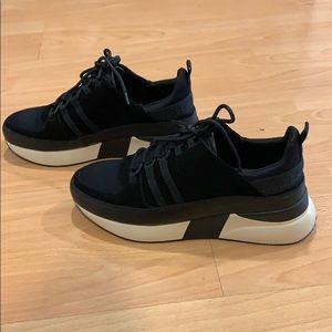 Black sneakers
